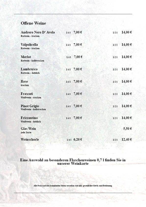 Speisekarte Seite 9